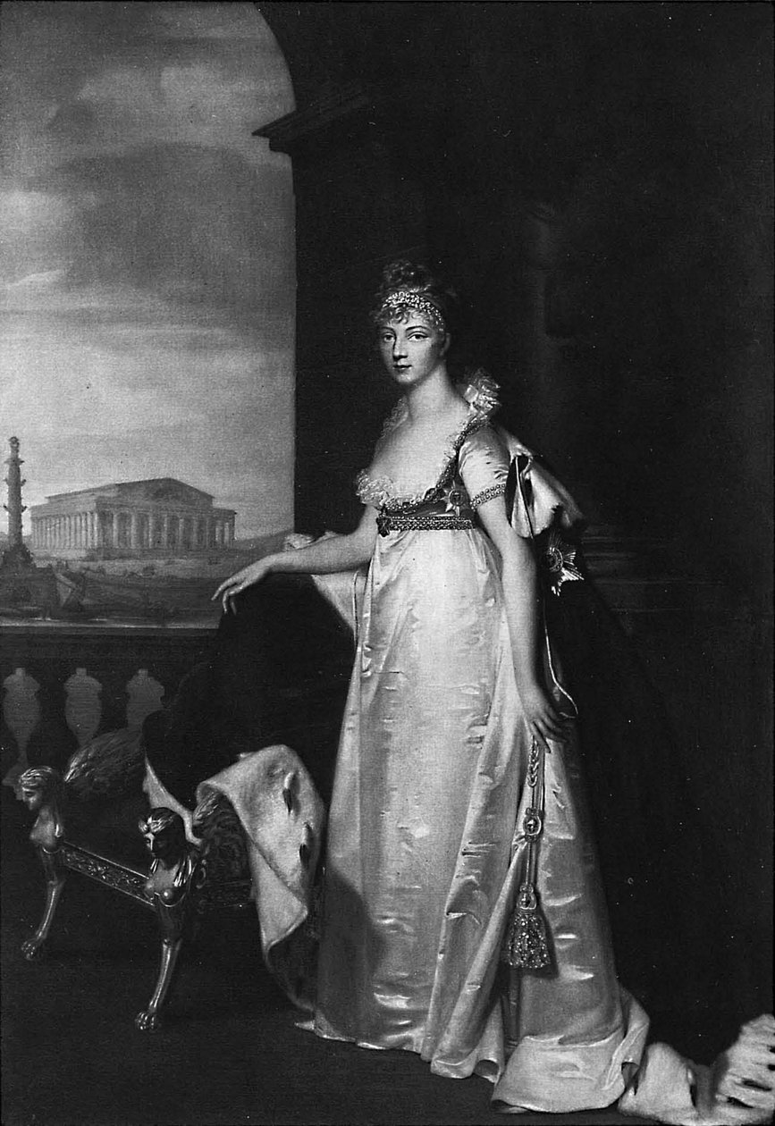 Erzsébet Alekszejevna portréja (1779-1826) alkotó: Jean Laurent Mosnier