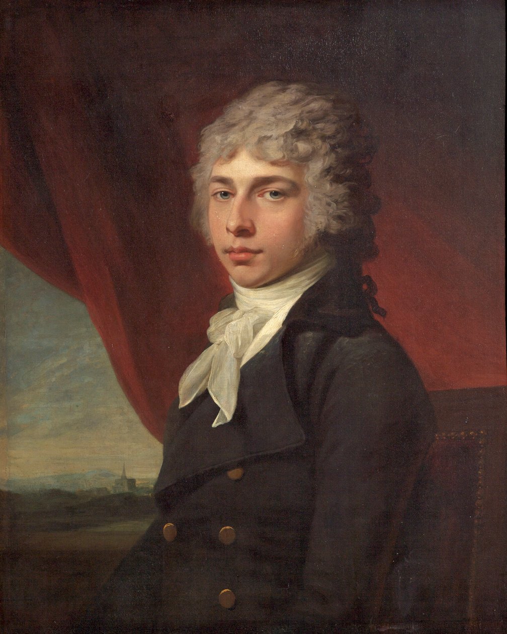 Egy fiatalember portréja, 1795 körül alkotó: Jean Laurent Mosnier