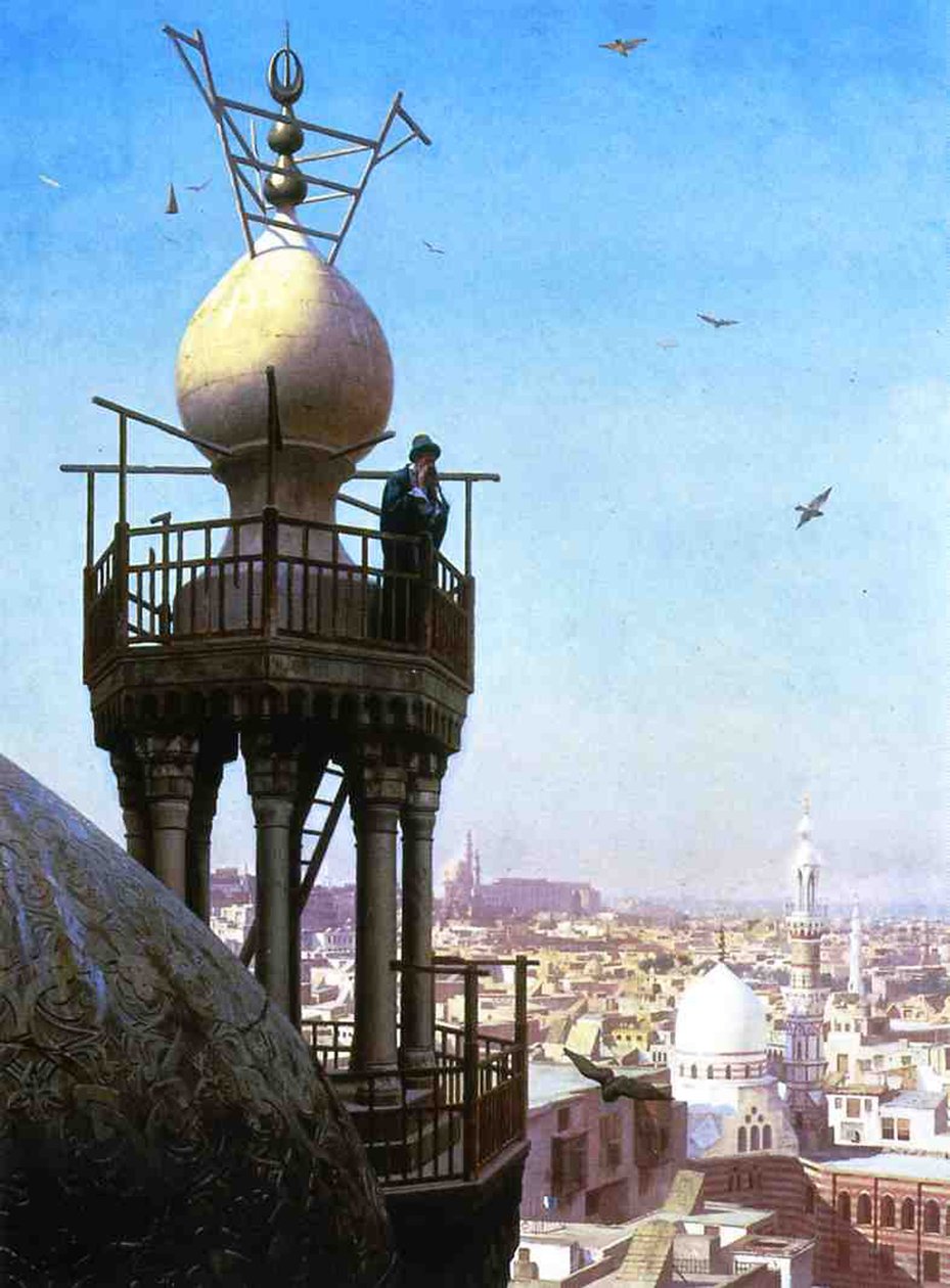 Muezzin hívás, 1878 alkotó: Jean Leon Gerome