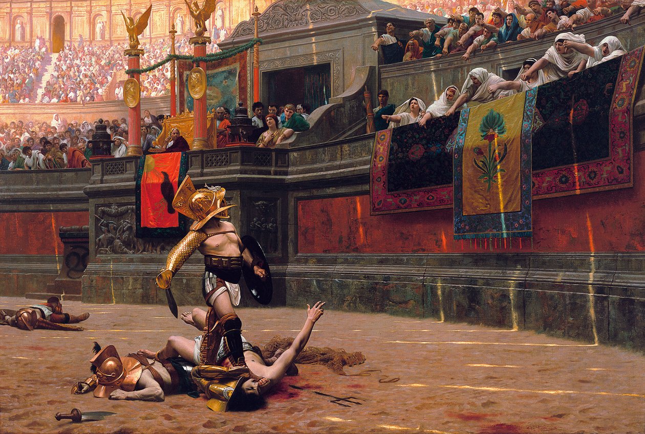 Lefelé mutató hüvelykujj alkotó: Jean Leon Gerome