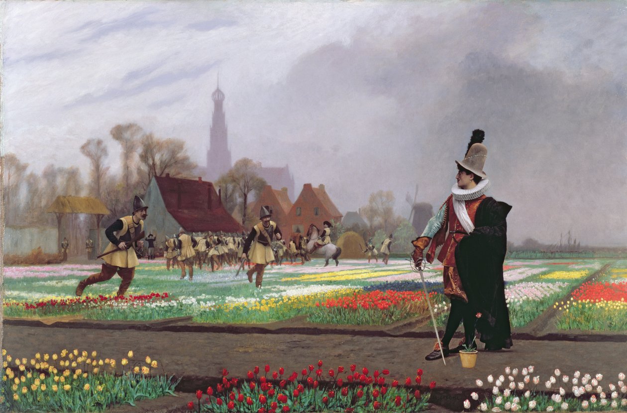 A tulipánbolond, 1882 alkotó: Jean Leon Gerome