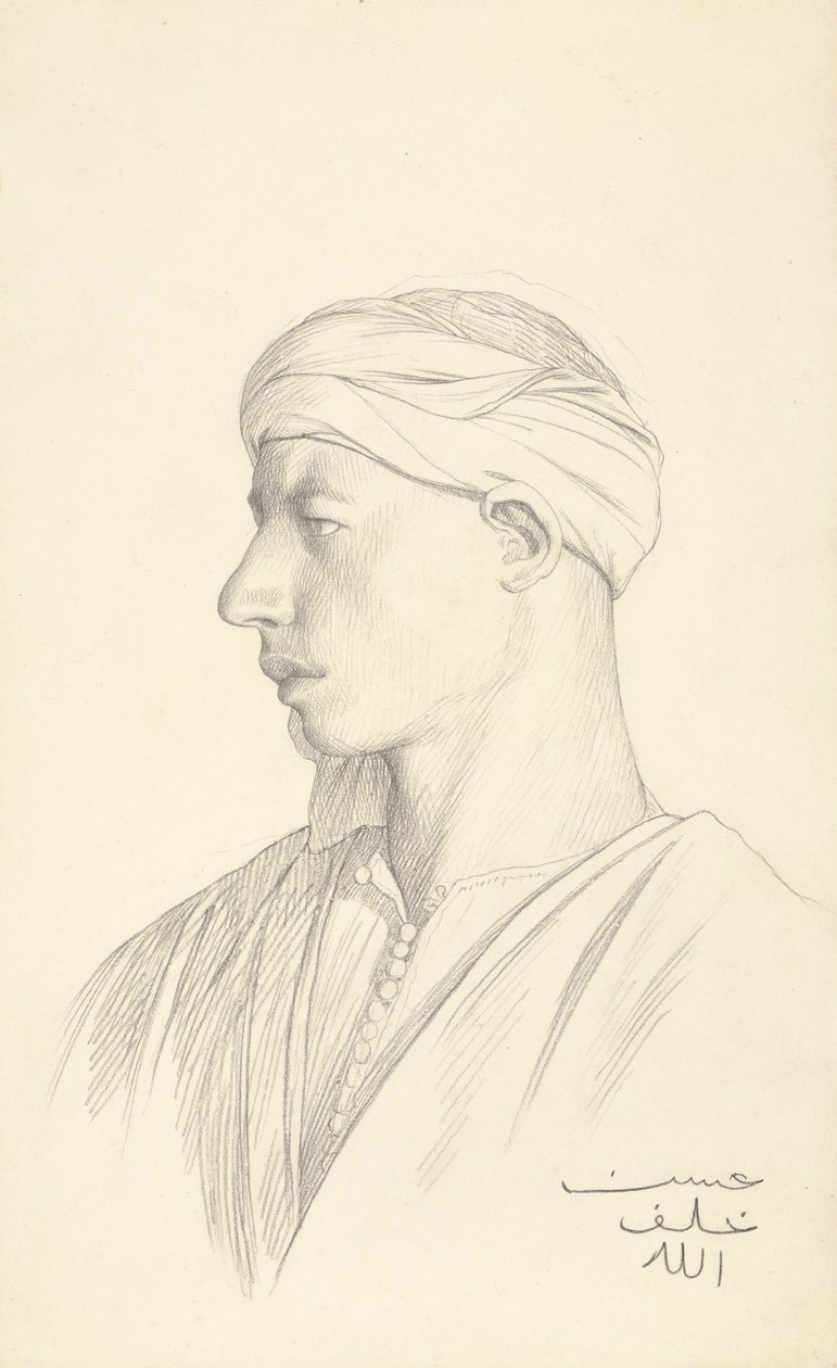 Egyiptomi Fellah portréja alkotó: Jean Leon Gerome