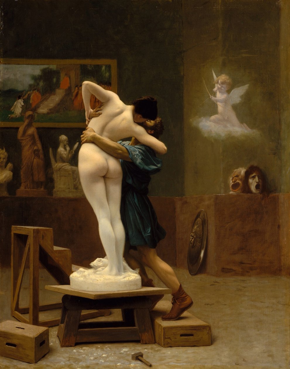 Pygmalion és Galatea alkotó: Jean Leon Gerome