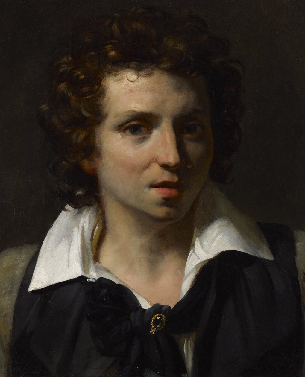 Egy fiatalember portréja alkotó: Theodore Gericault