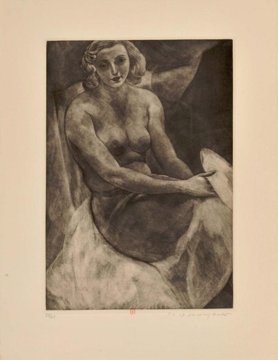Arcok, tizennégy mezzotint nyomat alkotó: Jean Louis Boussingault