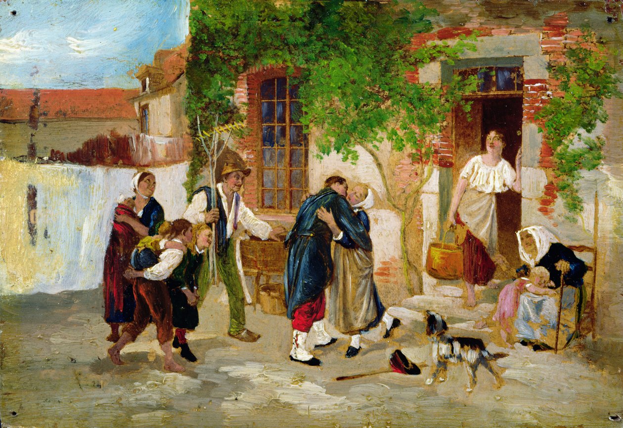 A katona visszatérése, 1873 alkotó: Jean Louis Ernest Meissonier