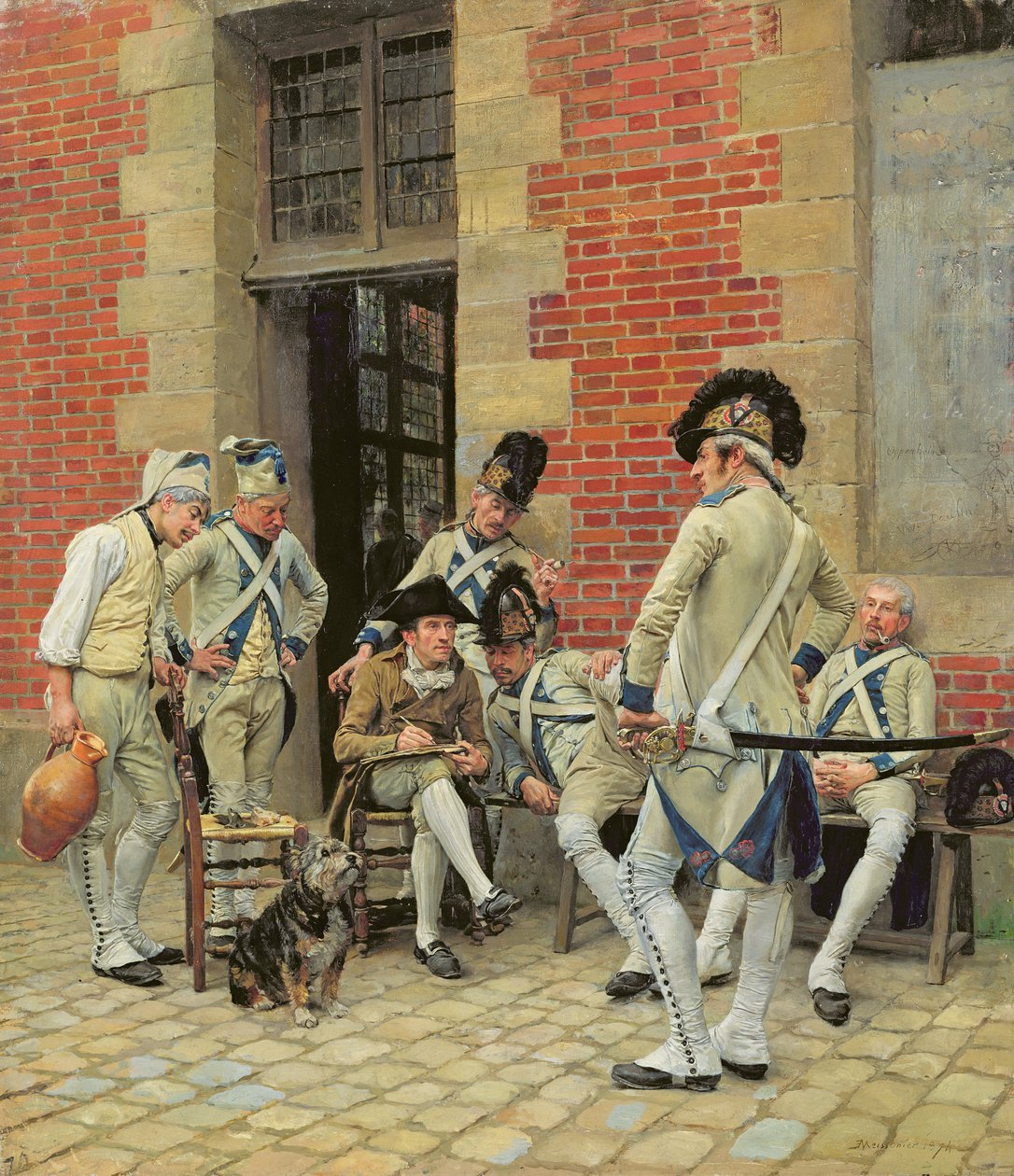 Az őrmester portréja, 1874 alkotó: Jean Louis Ernest Meissonier