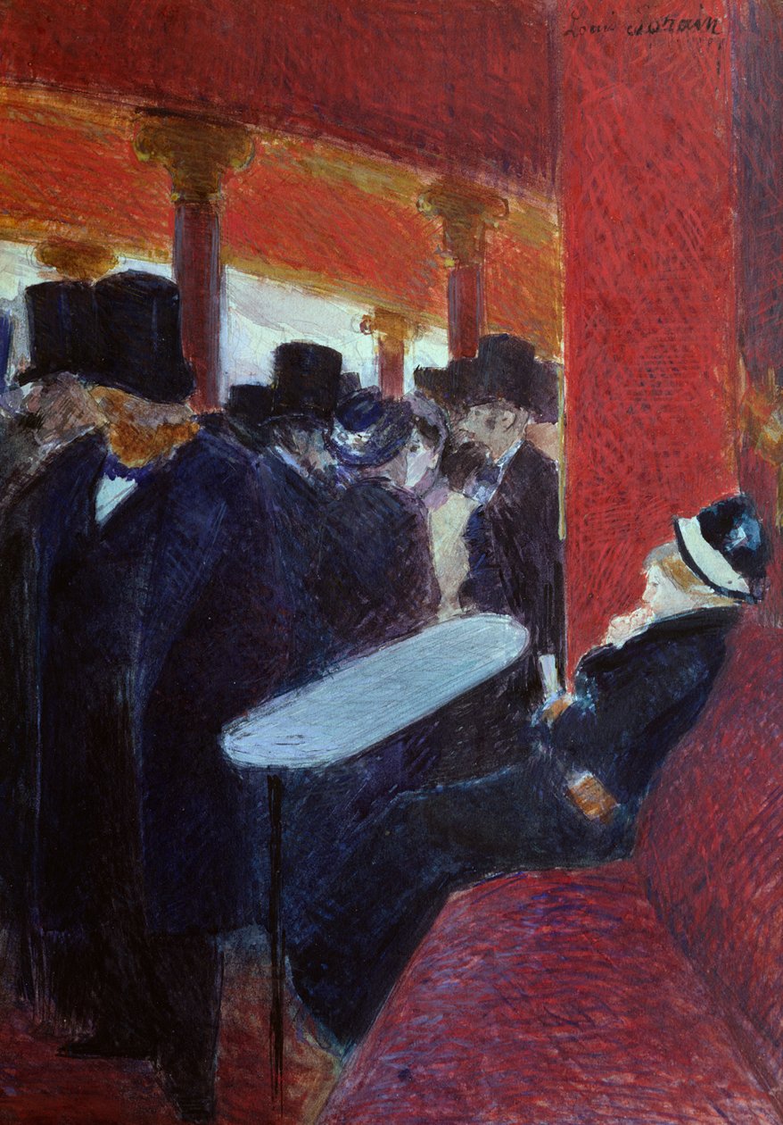 A Folies Bergere-nél (guache) alkotó: Jean Louis Forain