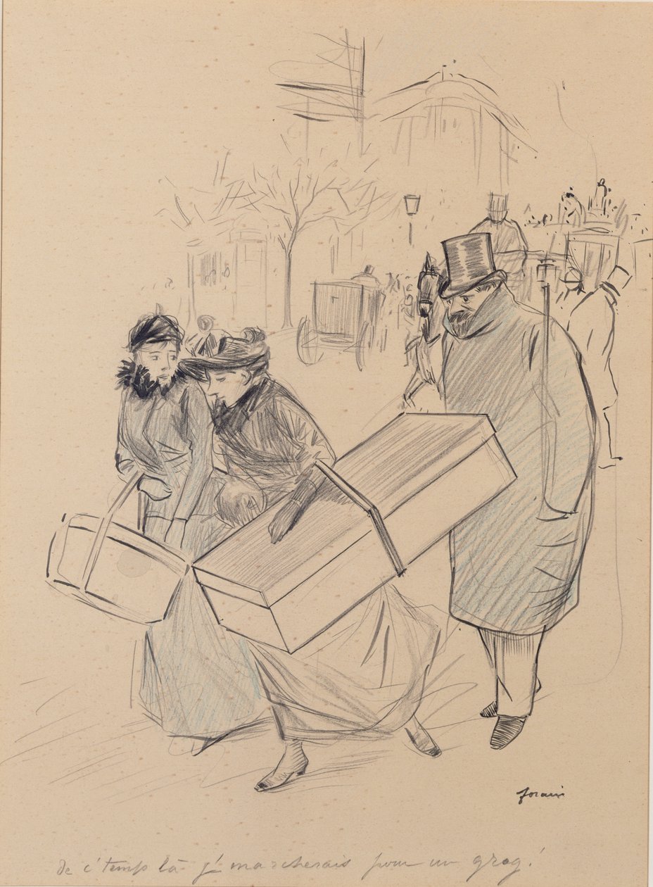 "Akkoriban, én sétáltam egy toddy-ért. alkotó: Jean Louis Forain