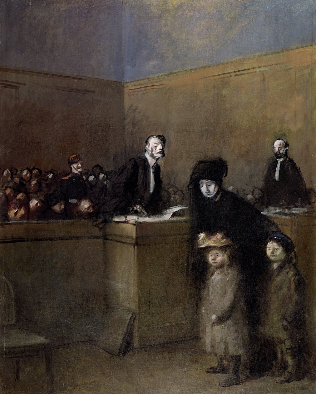 A gyengék és az elnyomottak, 1910 körül alkotó: Jean Louis Forain