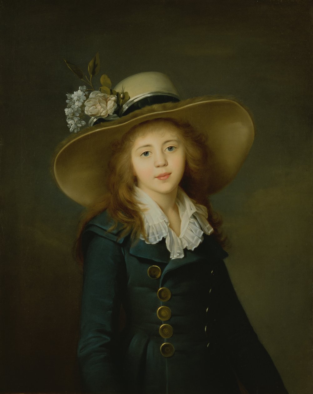 Jekatyerina Sztroganov gyermekkori portréja, 1780-89 alkotó: Jean Louis Voille