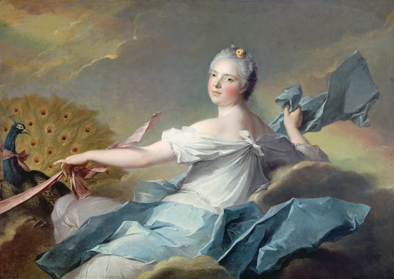 Adelaide de France, mint a levegő eleme, 1750-1 alkotó: Jean Marc Nattier