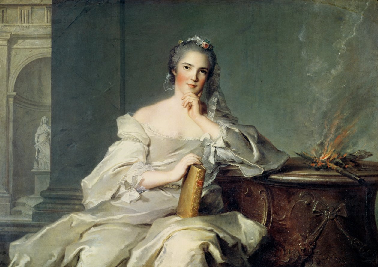 Anne-Henriette de France, mint a tűz eleme, 1750-1 alkotó: Jean Marc Nattier