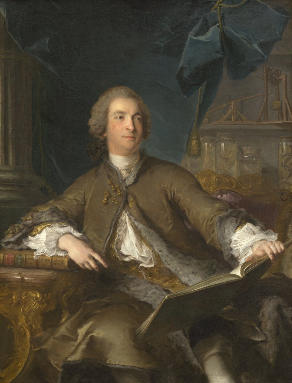 Joseph Bonnier de la Mosson (1702–1744) portréja alkotó: Jean Marc Nattier