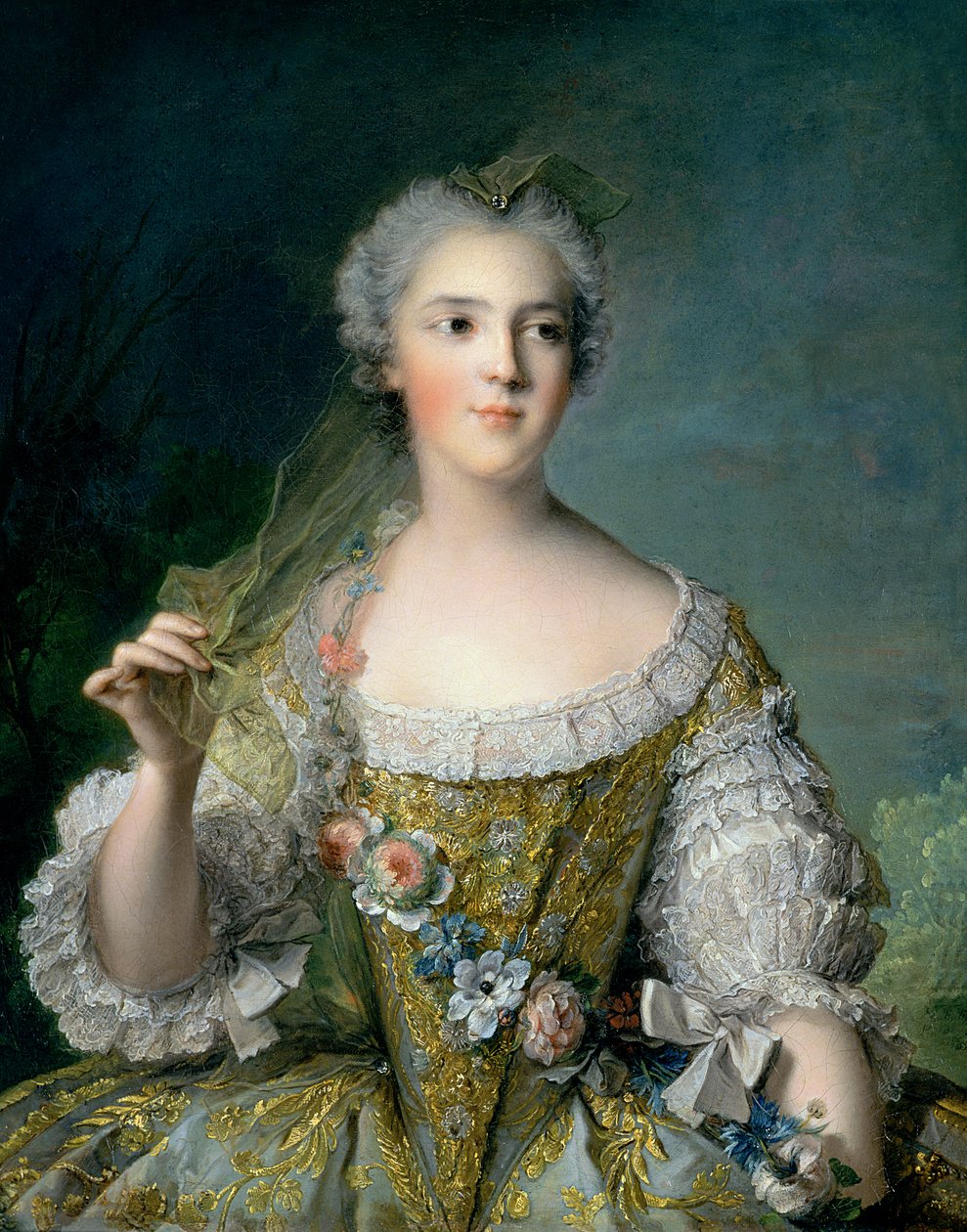 Madame Sophie (1734-82), XV. Lajos lányának portréja Fontevrault-ban, 1748 alkotó: Jean Marc Nattier