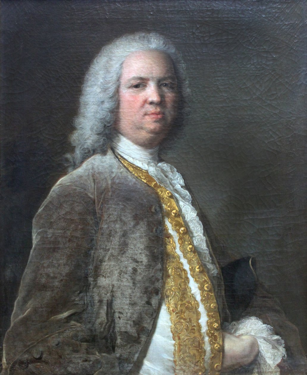 Johann Georg Leerse frankfurti bankár (1691-1762) portréja alkotó: Jean Marc Nattier