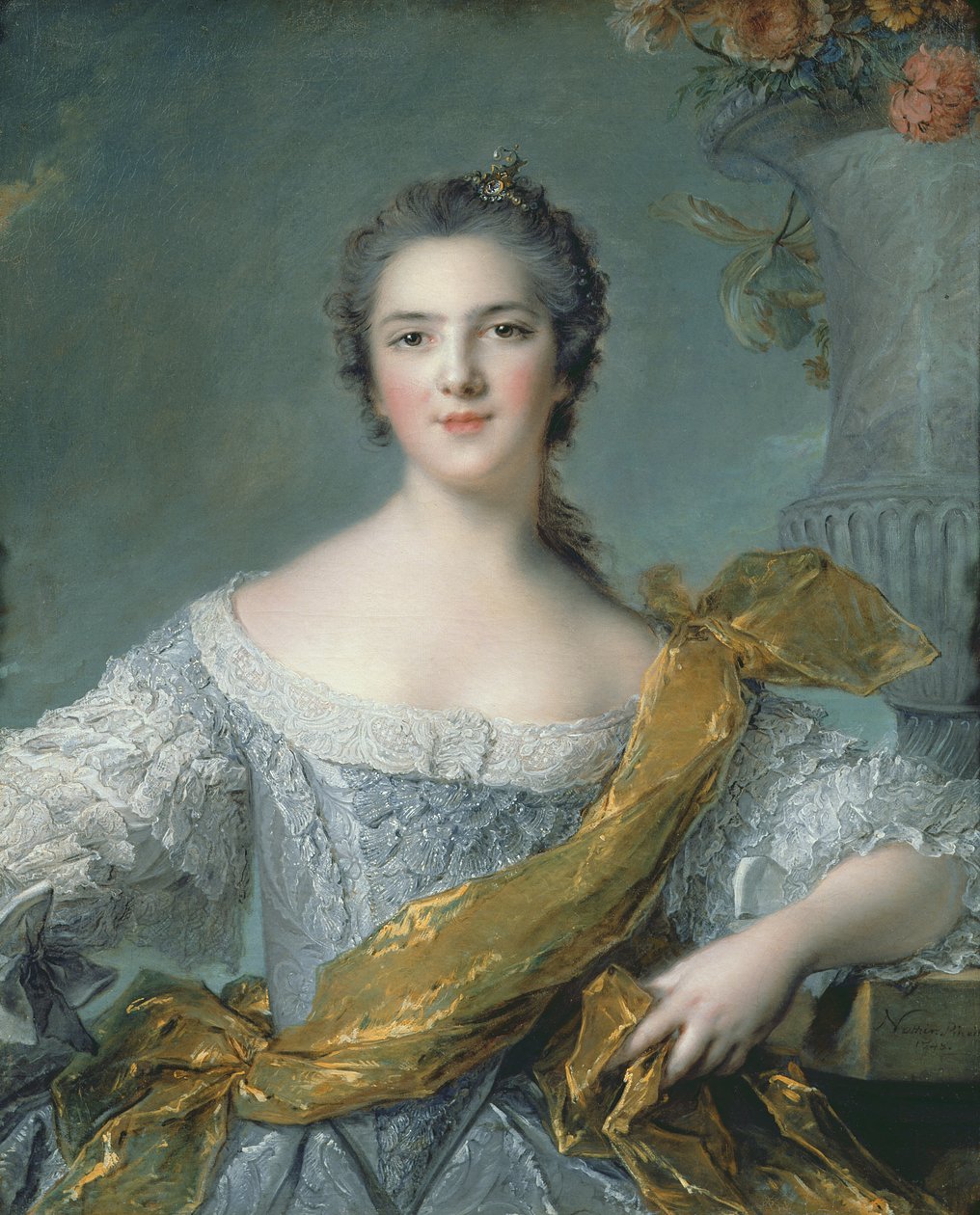 Victoire de France (1733-99) Fontevrault-ban, 1748 alkotó: Jean Marc Nattier