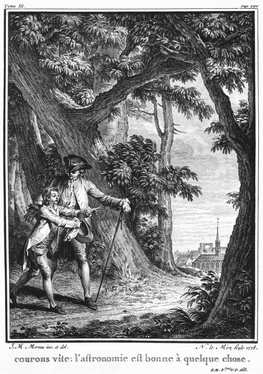 Illusztráció Jean-Jacques Rousseau (1712-78) "L