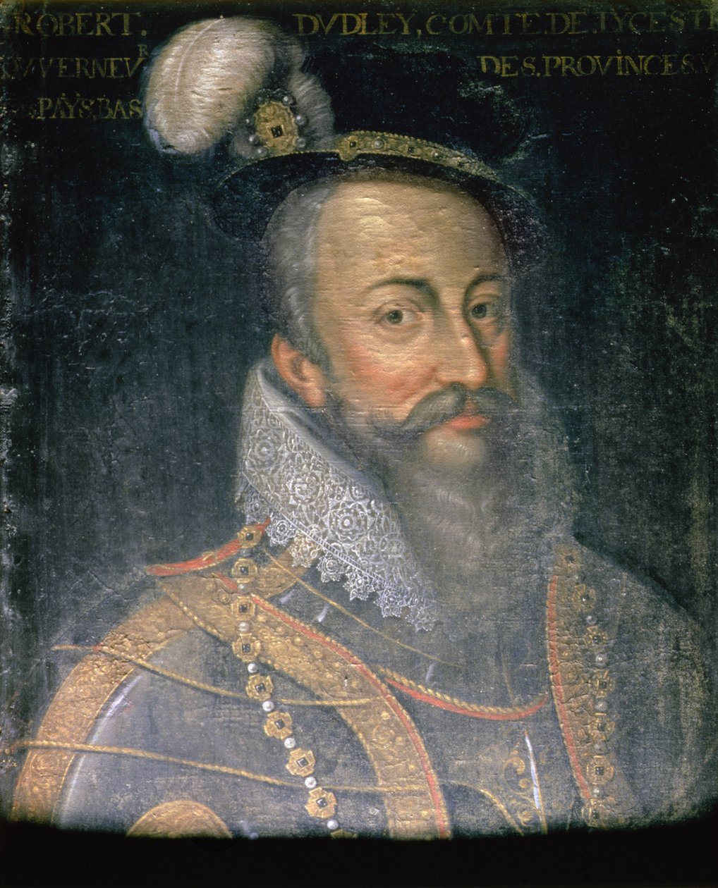Robert Dudley (1532-88) Leicester grófjának portréja alkotó: Jean Laurent Mosnier