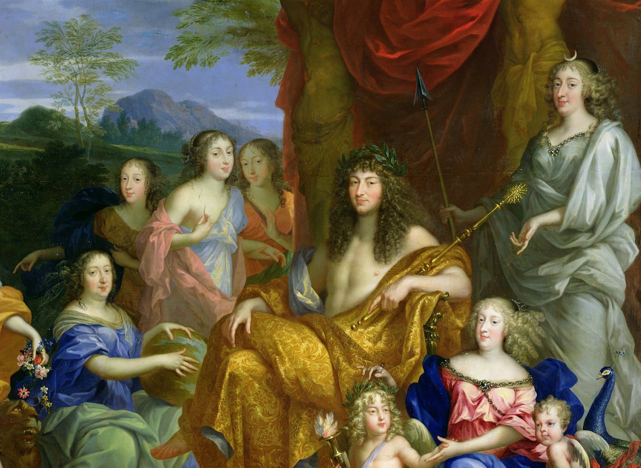 XIV. Lajos családja (1638-1715) 1670 (60094 részlet) alkotó: Jean Nocret
