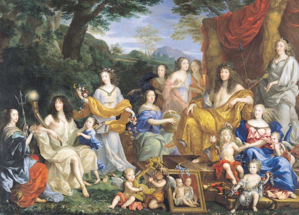 XIV. Lajos családja (1638-1715) 1670 alkotó: Jean Nocret