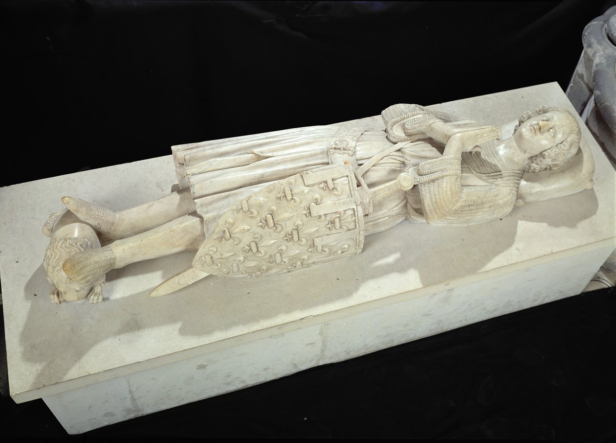 II. Róbert (1250-1302) Artois grófjának képmása, 1317 alkotó: Jean Pepin