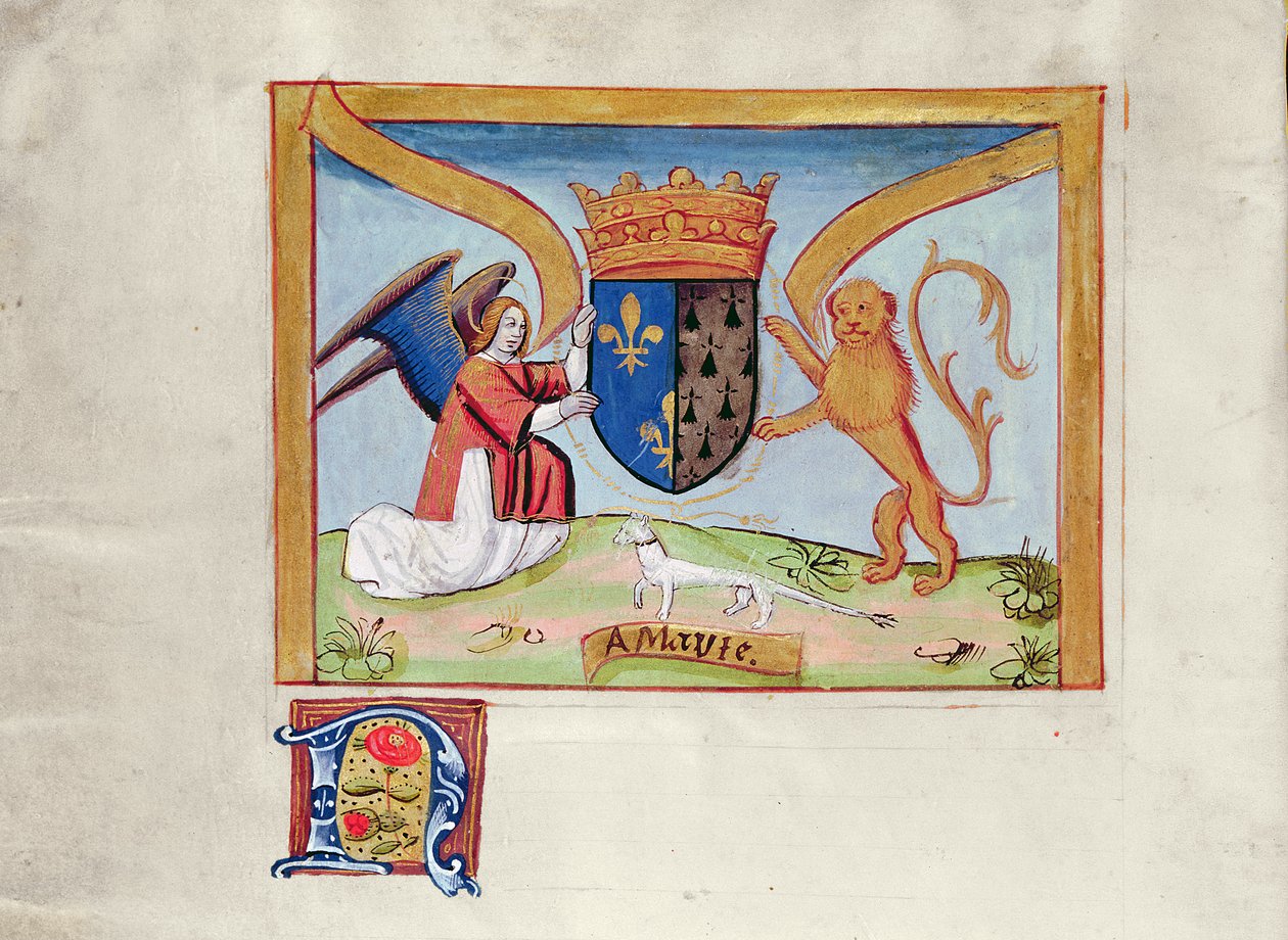 Bretagne-i Anna (1477-1514) címere 1515 alkotó: Jean Perreal
