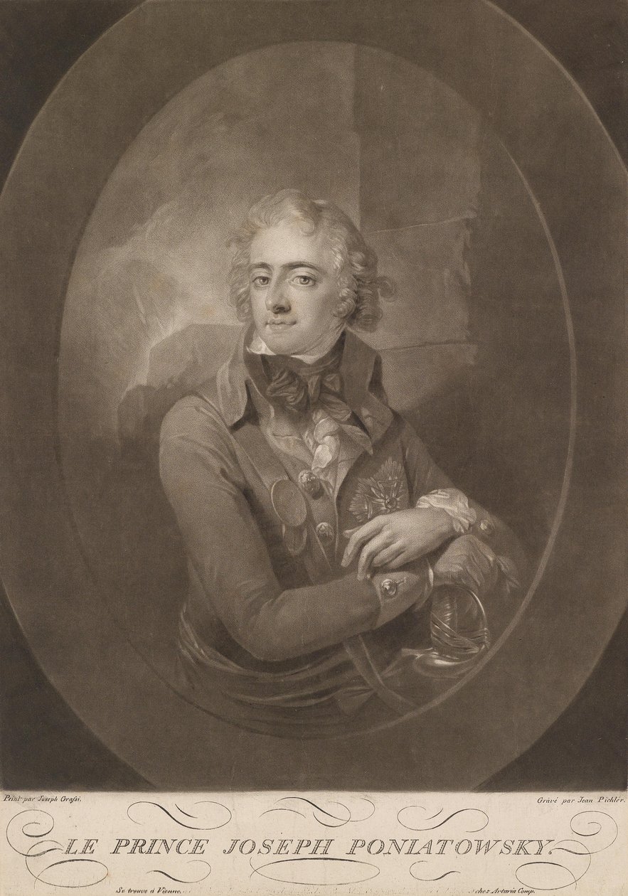 Joseph Poniatowsky herceg portréja alkotó: Giuseppe or Josef Grassi