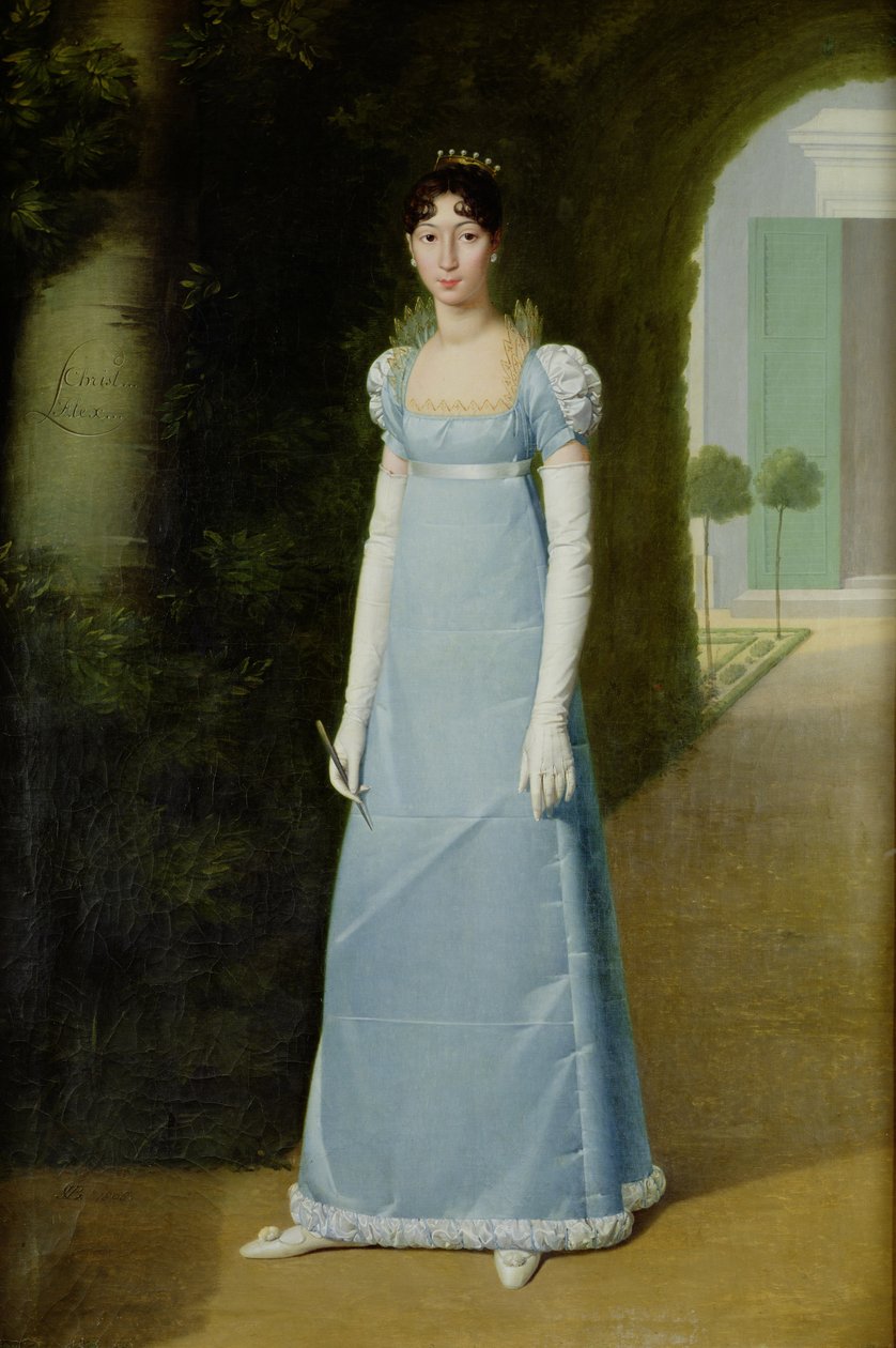 Charlotte Bonaparte (1795-1865) portréja 1808 alkotó: Jean Pierre Granger