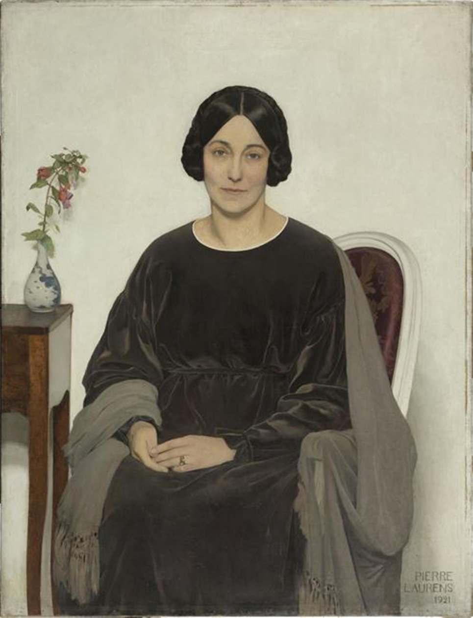 Madame Jean-Pierre Laurens portréja. alkotó: Jean Pierre Laurens