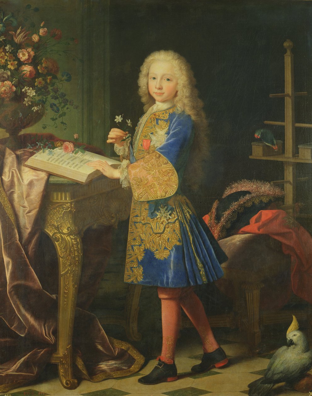 III. Károly (1716-88) mint gyermek, 1725-35 alkotó: Jean Ranc