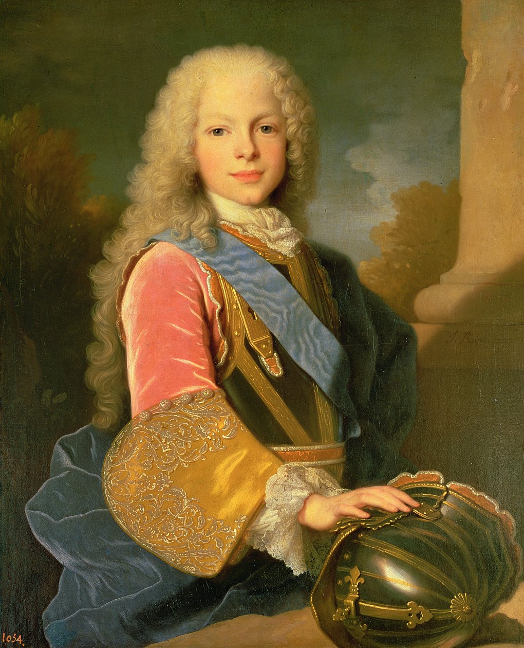 Ferdinand de Bourbon és Savoy (1713-59) asztúriai herceg portréja, 1725 alkotó: Jean Ranc