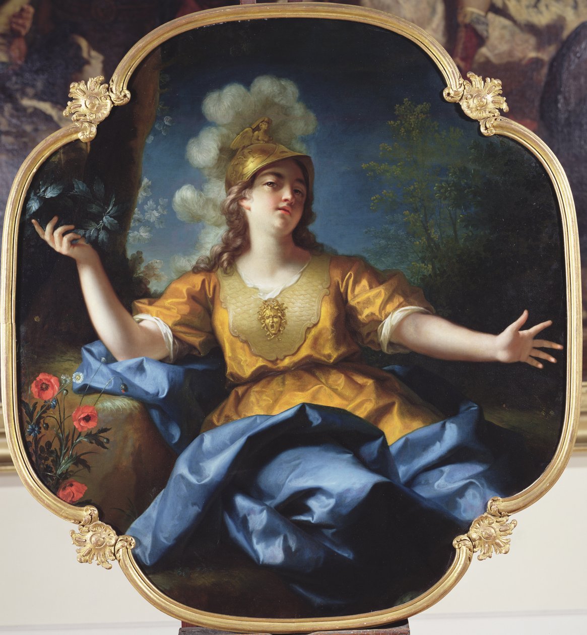Minerva női portré, 1730 alkotó: Jean Raoux