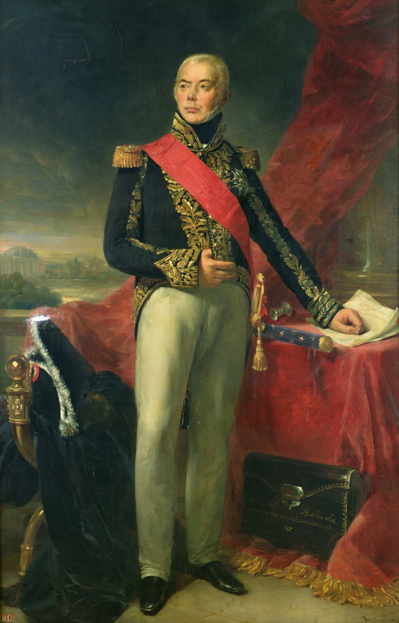 Etienne-Jacques-Joseph-Alexandre Macdonald (1765-1840) de Tarente herceg és francia marsall, 1837 alkotó: Jean Sebastien Rouillard