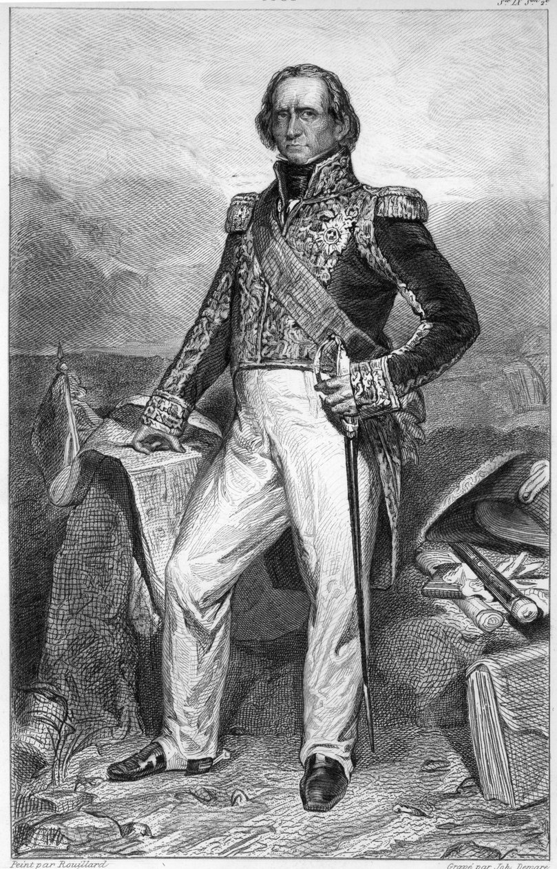 Nicolas Jean-de-Dieu Soult (1769-1851) Duc de Dalmatie francia marsall és miniszterelnök portréja alkotó: Jean Sebastien Rouillard
