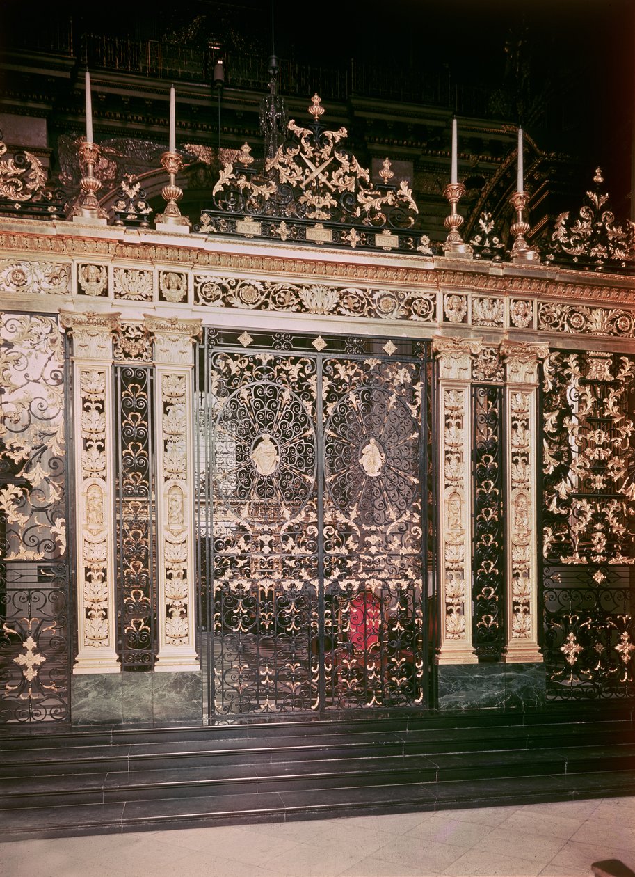 Kapuk a szentély képernyőjéről, Szent Pál-székesegyház, 1710 alkotó: Jean Tijou