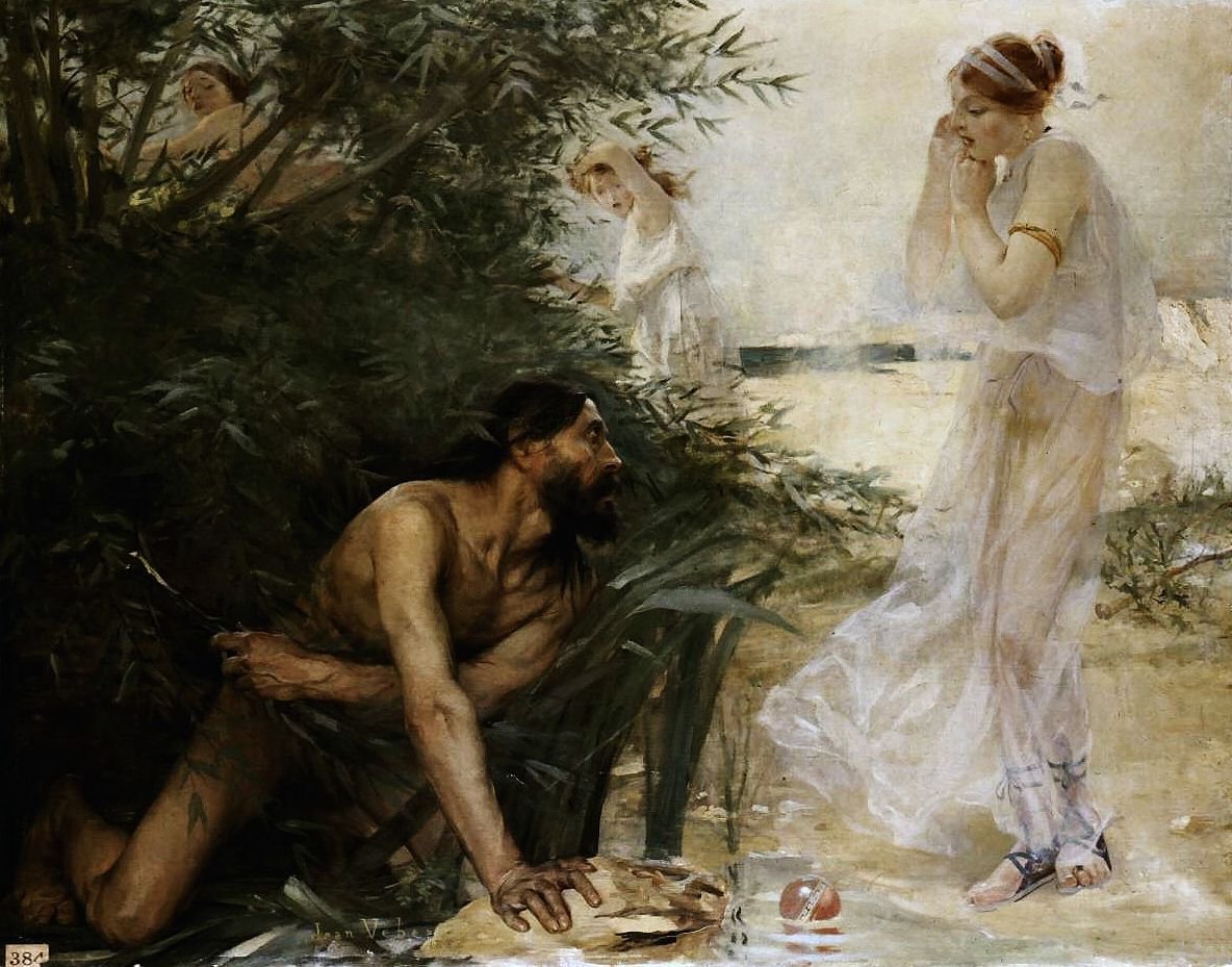 Ulysses és Nausicaan alkotó: Jean Veber