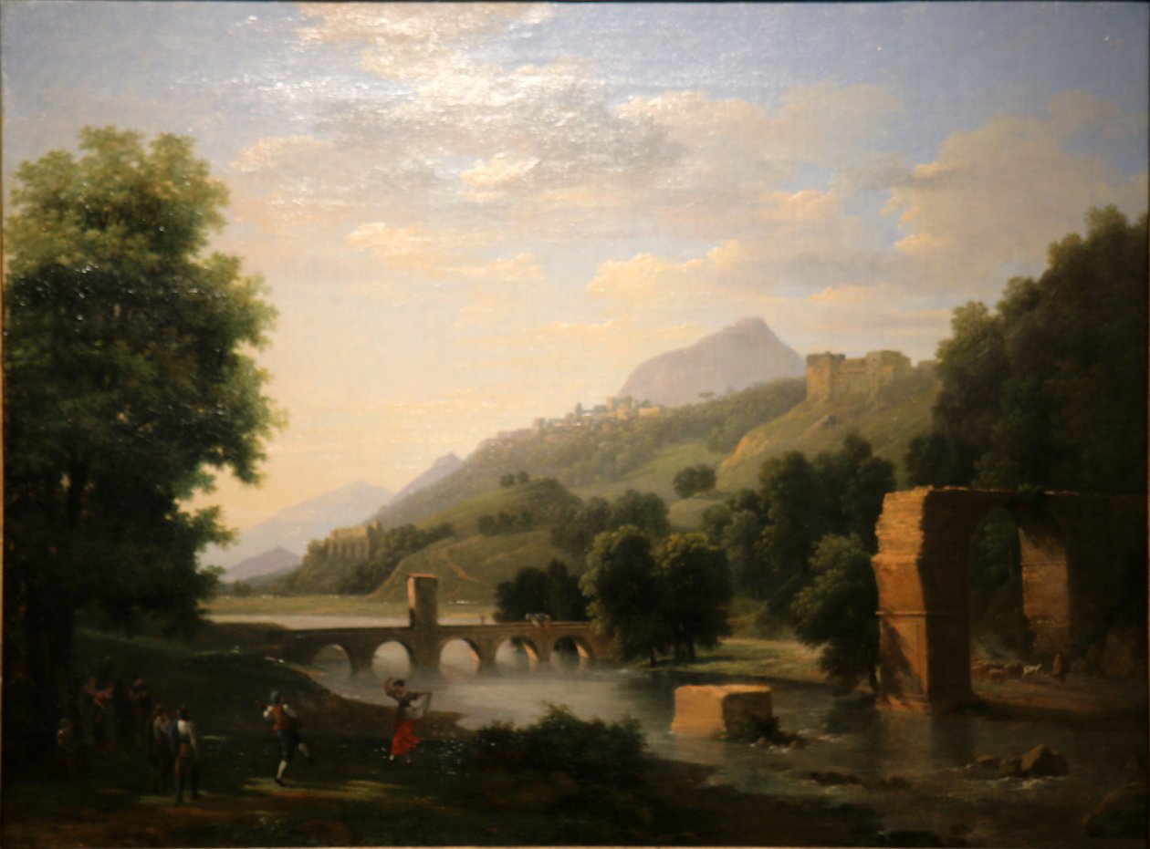 Olasz táj alkotó: Jean Victor Bertin