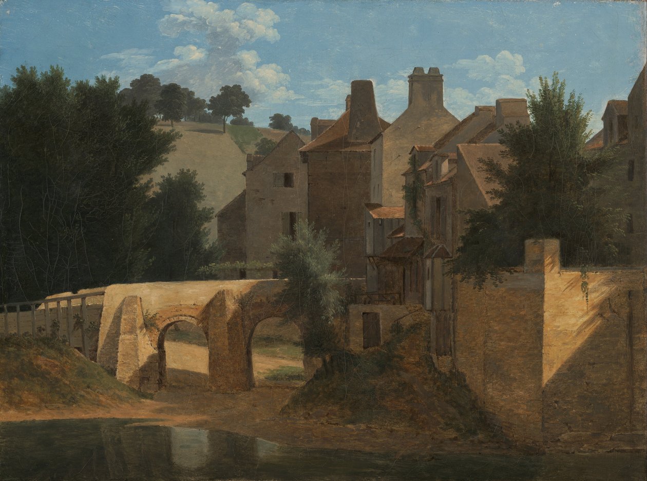 Nézet az Ile-de-France-ban alkotó: Jean Victor Bertin