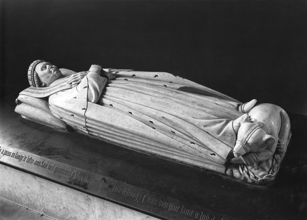 Jean de Berry herceg (1340-1416) Poitiers grófjának képmása, 1416-38 (márvány) (lásd még: 217792) alkotó: Jean de Cambrai
