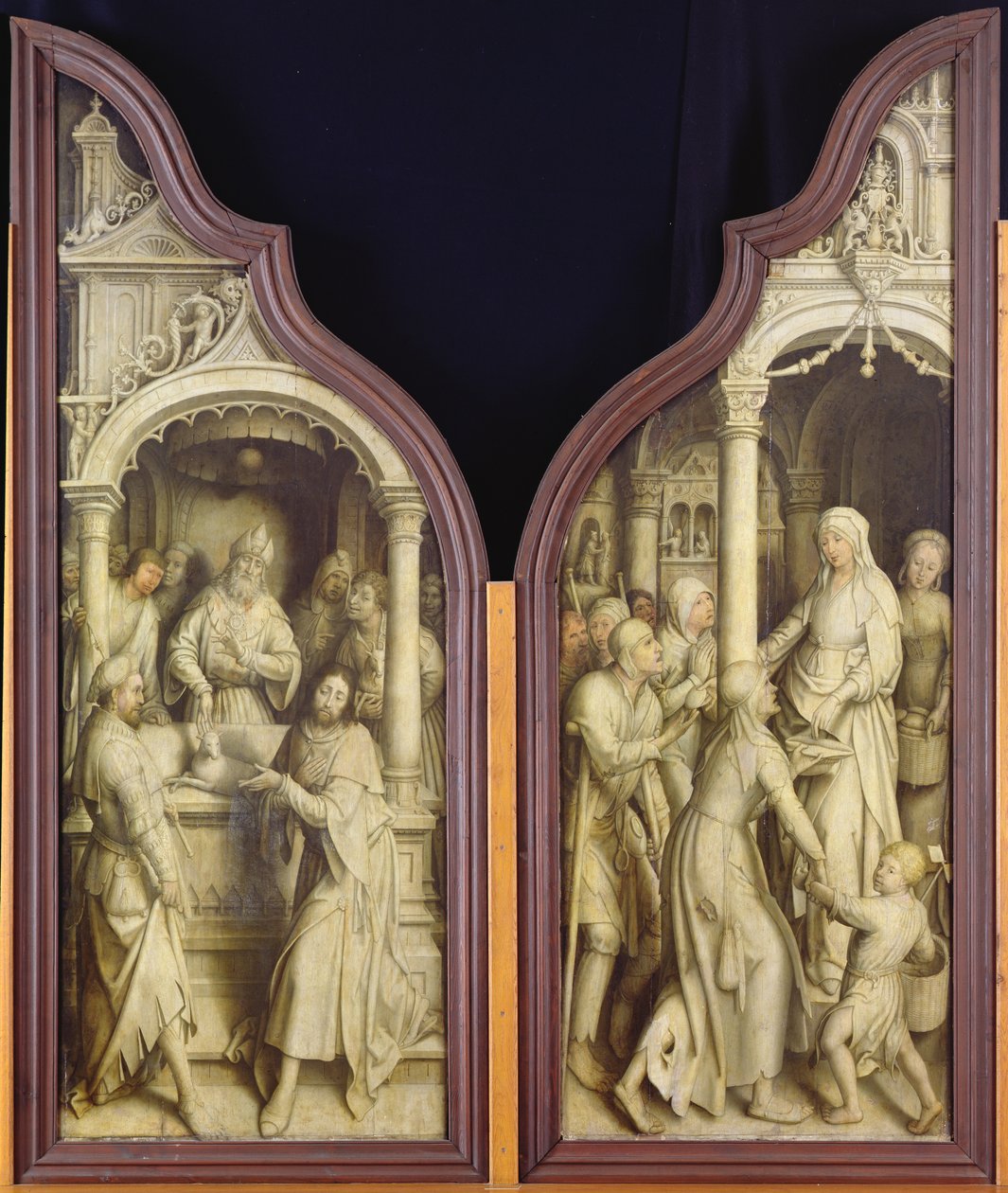 Szent Joachim és Szent Anna, a Szeplőtelen Fogantatás Triptichonjából alkotó: Jean the Elder Bellegambe
