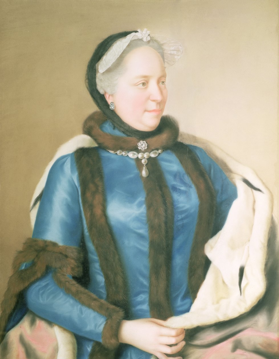 Mária Terézia osztrák császárné (1717-80), 1770 körül alkotó: Jean Étienne Liotard