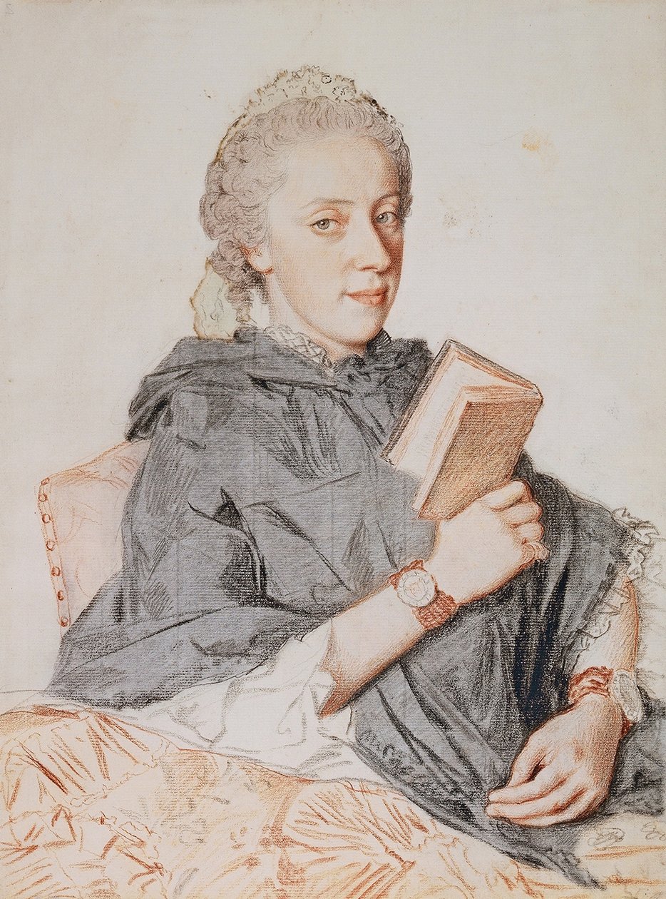 Maria Anna osztrák főhercegnő portréja alkotó: Jean Étienne Liotard