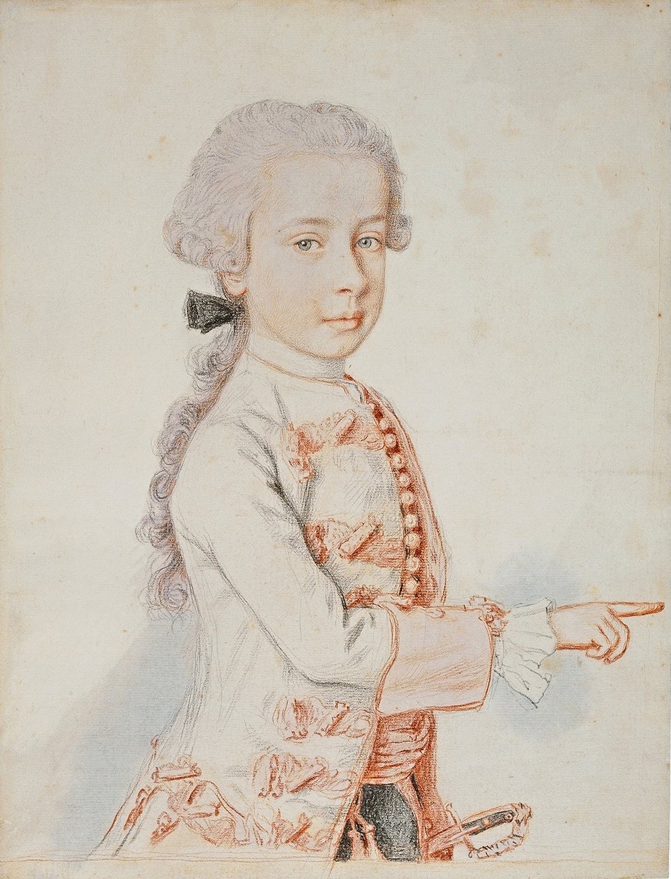 Ferdinand Karl osztrák-este főherceg portréja alkotó: Jean Étienne Liotard