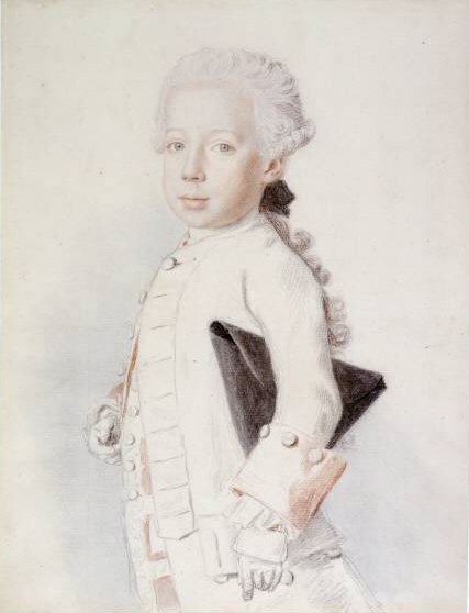 Maximilian Ferenc osztrák főherceg portréja alkotó: Jean Étienne Liotard