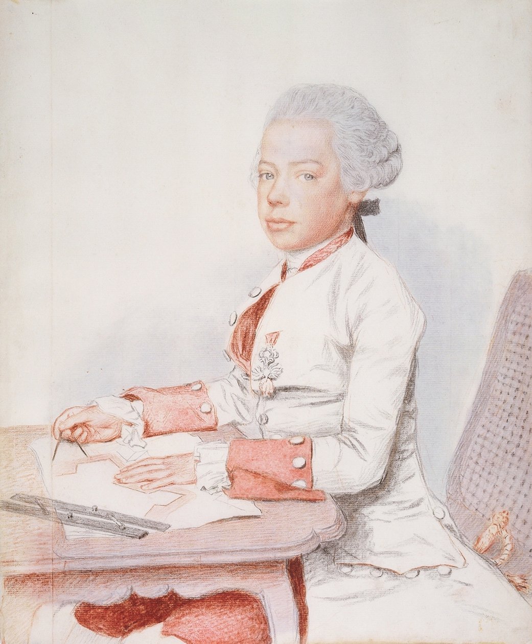 Peter Leopold osztrák főherceg portréja alkotó: Jean Étienne Liotard
