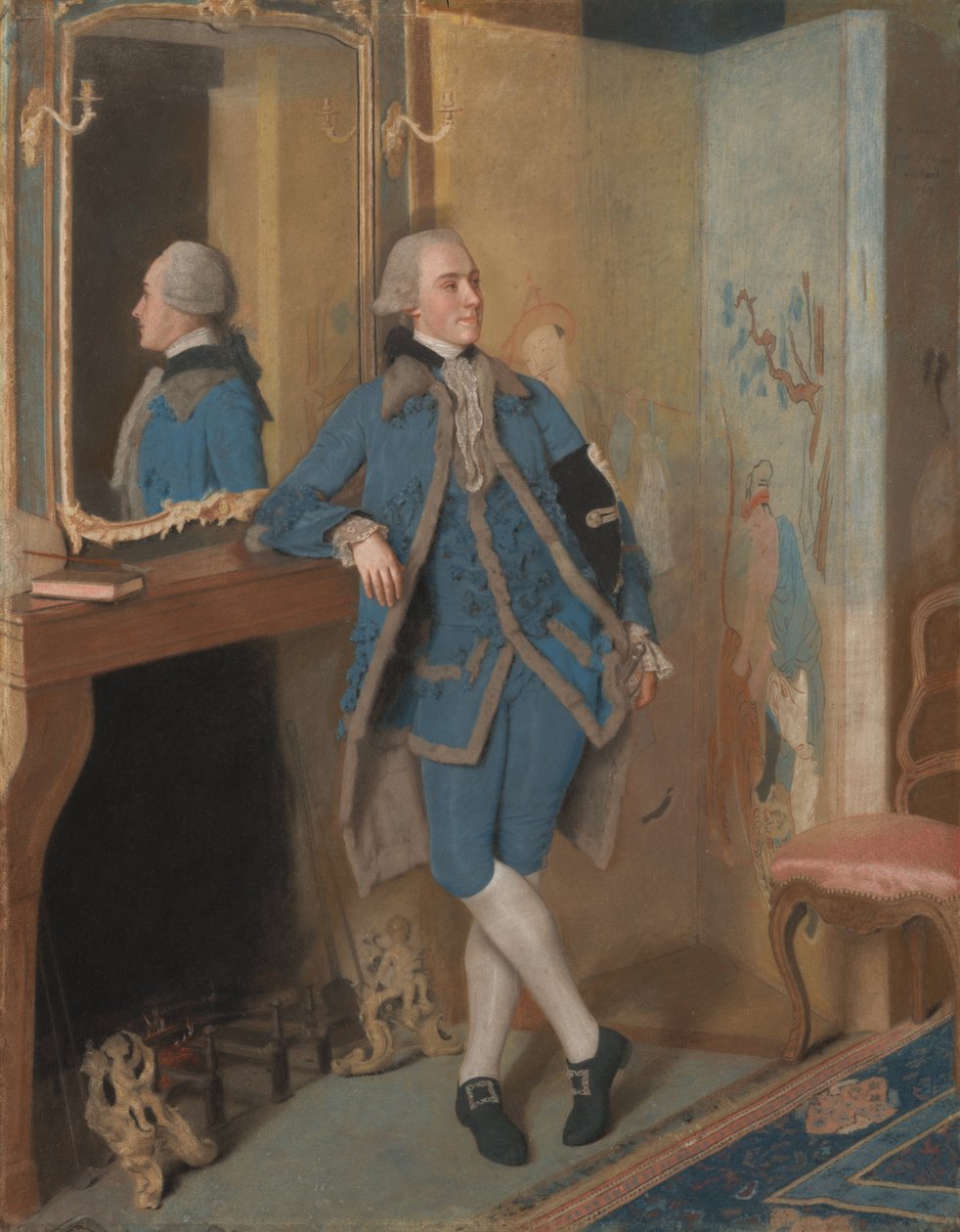John, Lord Mountstuart, később 4. gróf és Bute 1. márki portréja alkotó: Jean Étienne Liotard