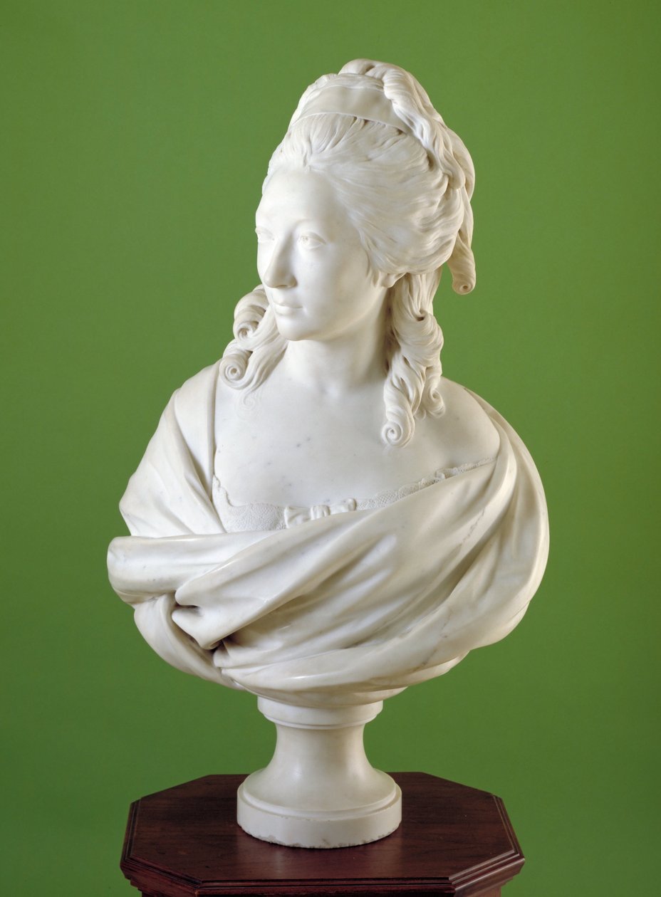 Anne-Marie-Louise Thomas de Domangeville, Madame de Sérilly mellszobra alkotó: Jean-Antoine Houdon