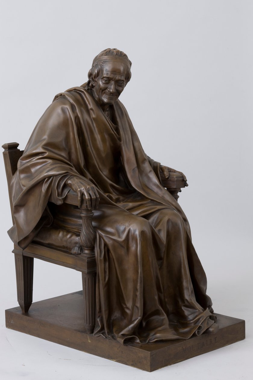 Ülő Voltaire (François-Marie Arouet 1694-1778) alkotó: Jean-Antoine Houdon