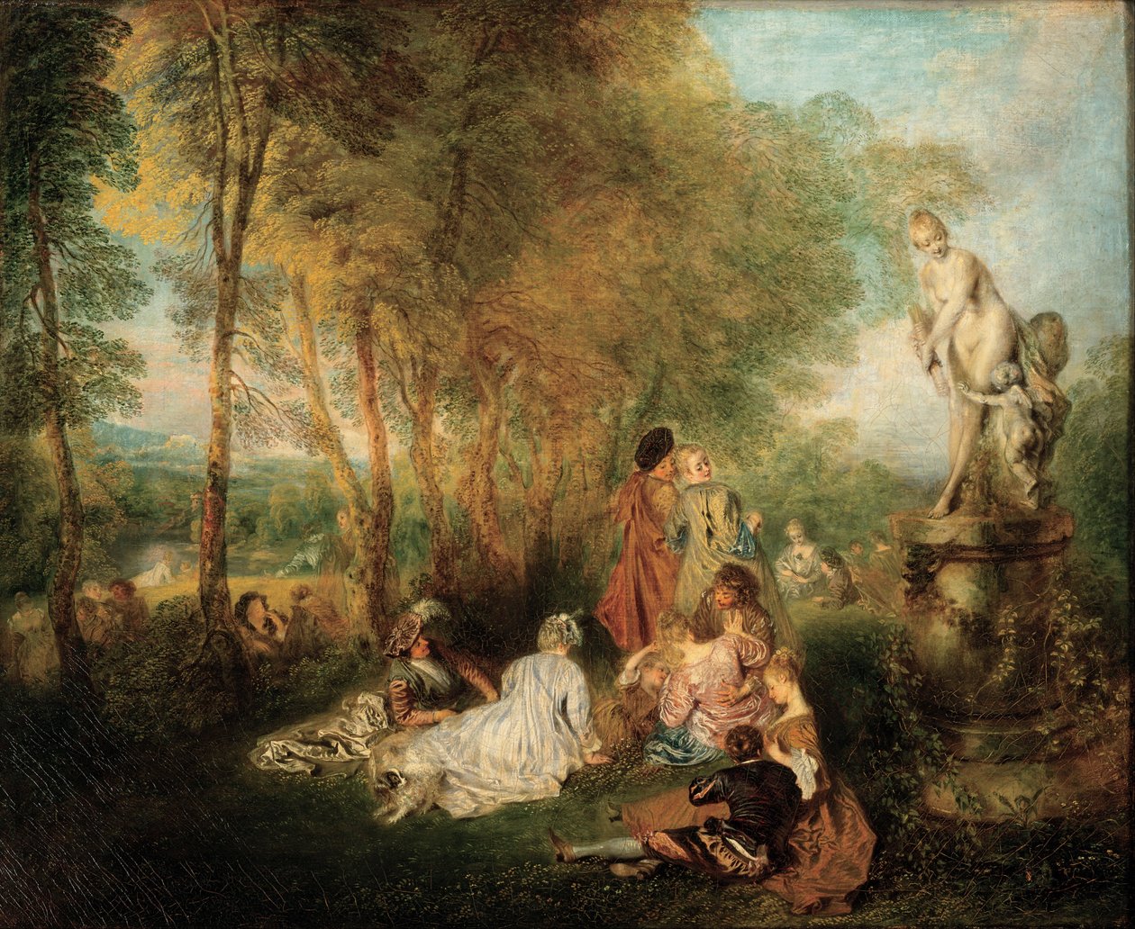 A szerelem ünnepe alkotó: Jean-Antoine Watteau